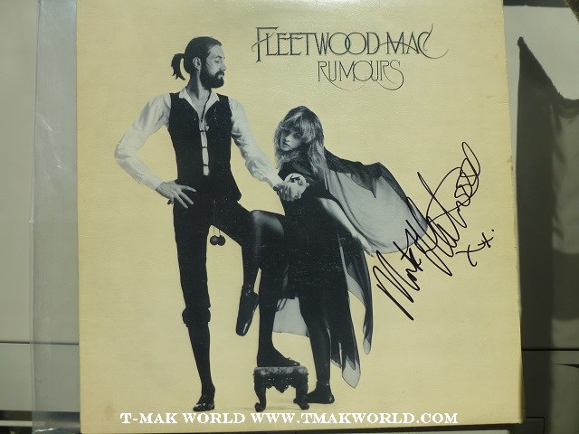 Fleetwood Mac's Rumours LP with Mick Fleetwood Autograph