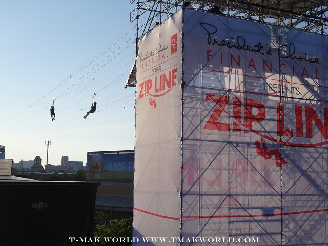 Zip Line at The Ex 2013 - Canadian National Exhibition