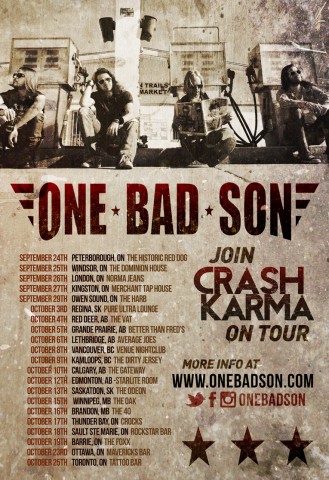 One Bad Son Tour Poster