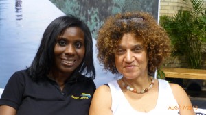 Alison Theodore - Saint Lucia Tourist Board and Frances-Anne Solomon - CEO of CaribbeanTales